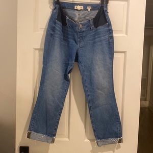 Madewell maternity perfect vintage jeans size 31